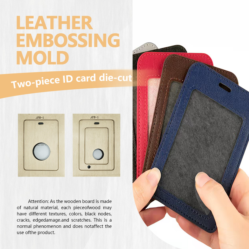 Leatherwork Craft - Conjunto de Duas Peças para Crachá