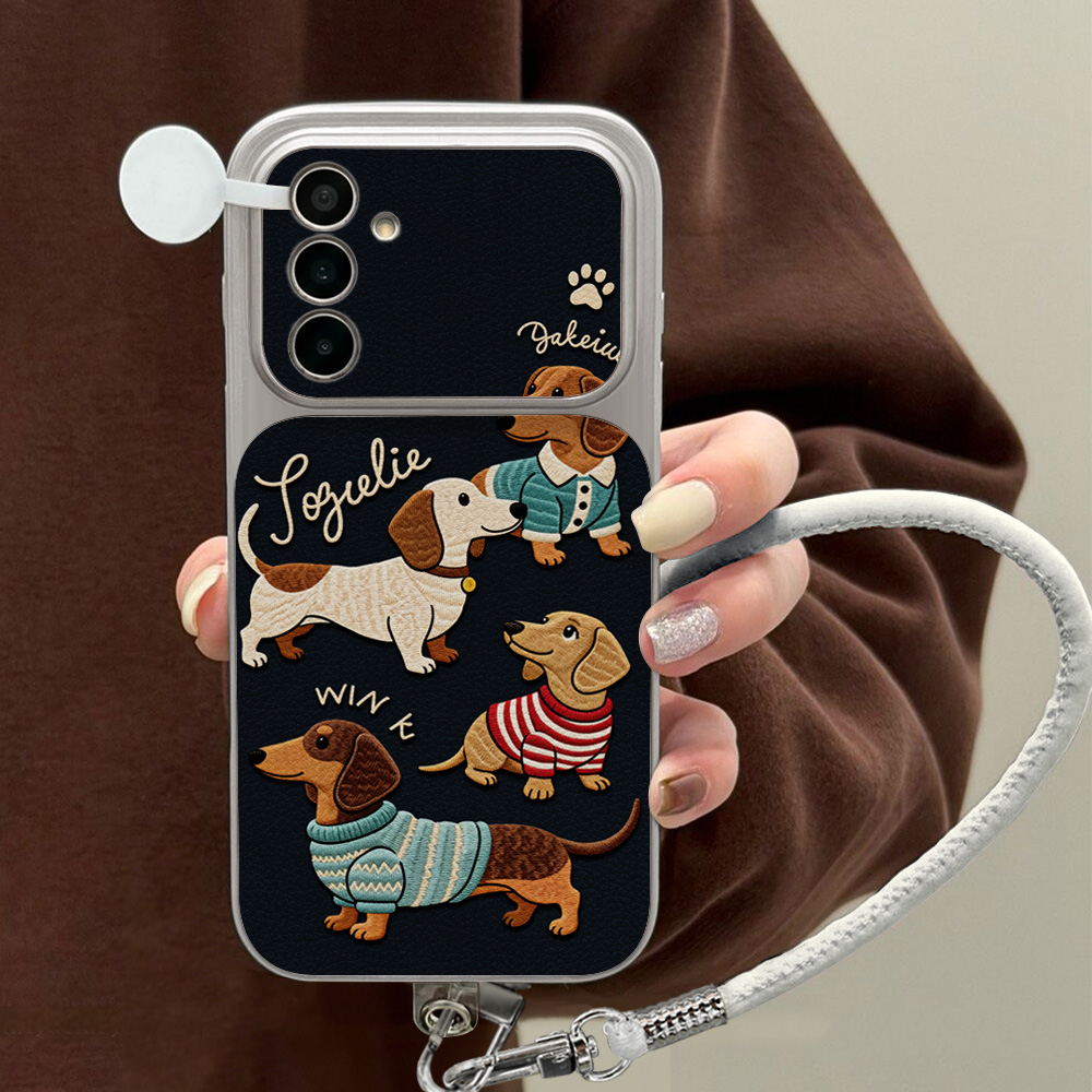 Leatherwork Drawing - Capa de Celular de Couro Lichia