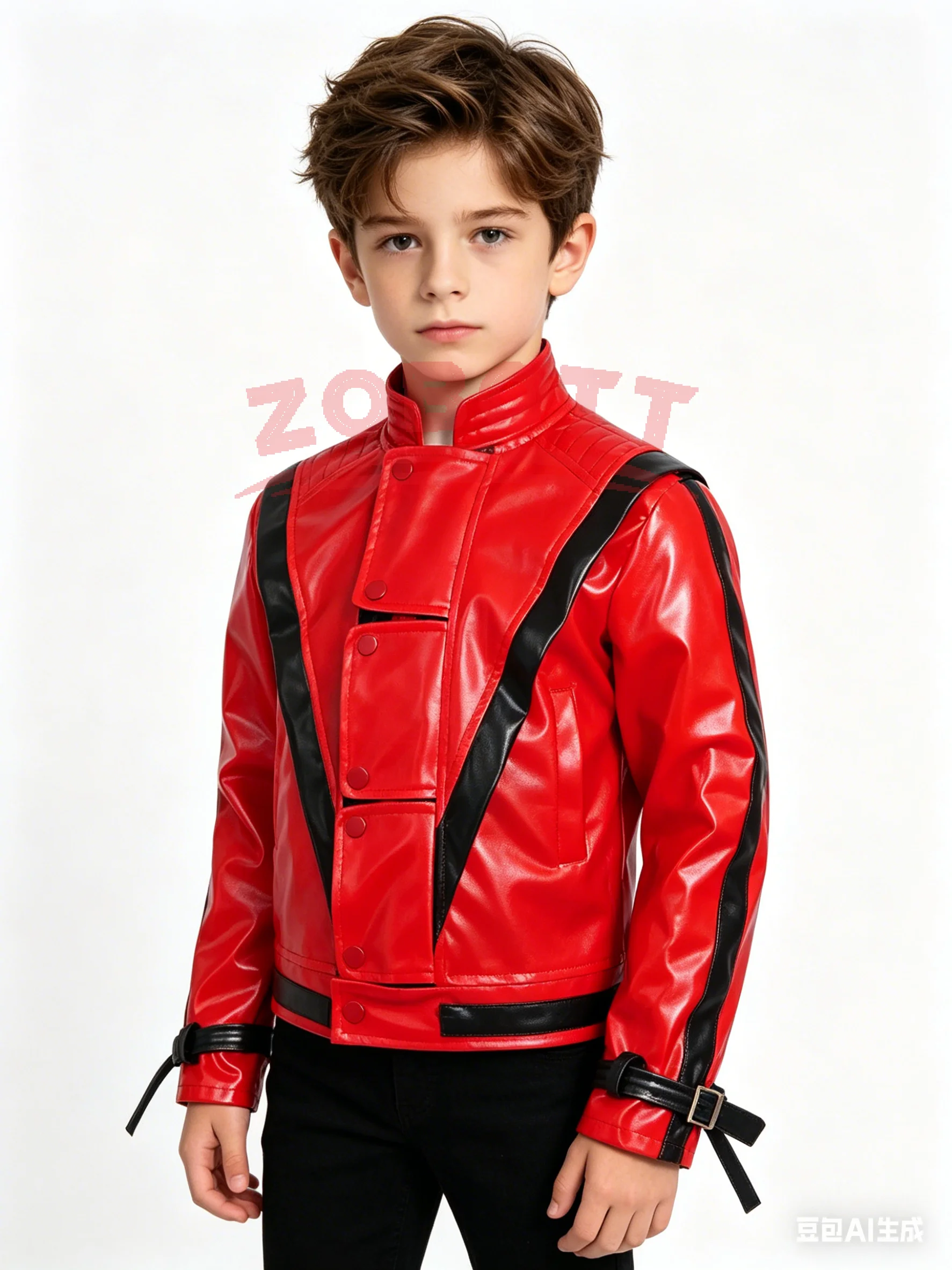 Leather Work Jacket - Jaqueta de Couro Vermelha Michael Joseph