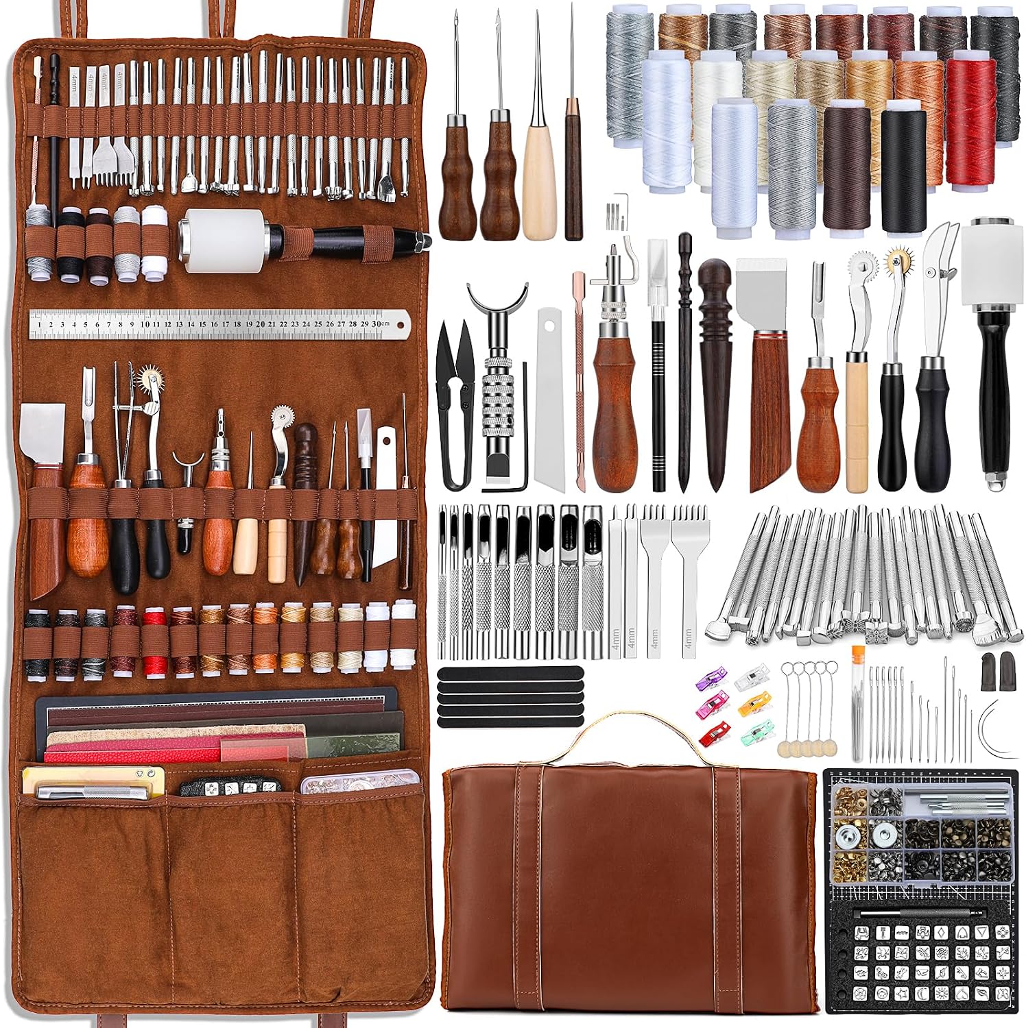 Leatherwork Craft - Kit de Ferramentas para Trabalhos em