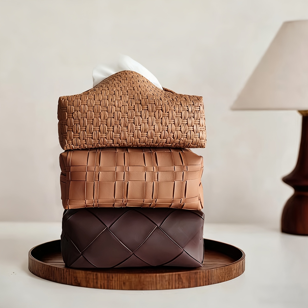 Leatherwork Drawing - Nova caixa de lenços de papel