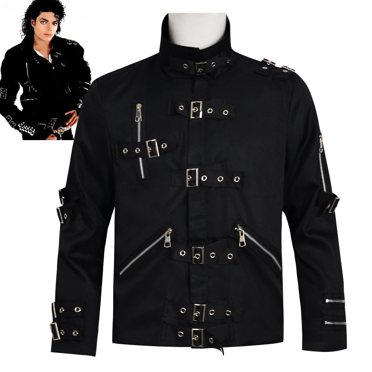 Leather Work Jacket - Jaqueta de Couro Punk Heavy Metal