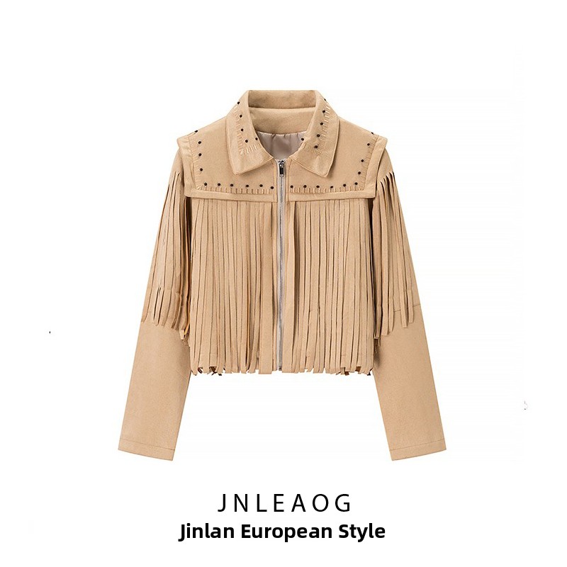 Leather Work Jacket - Jaqueta Feminina JNLEAOG Nova Coleção Outono