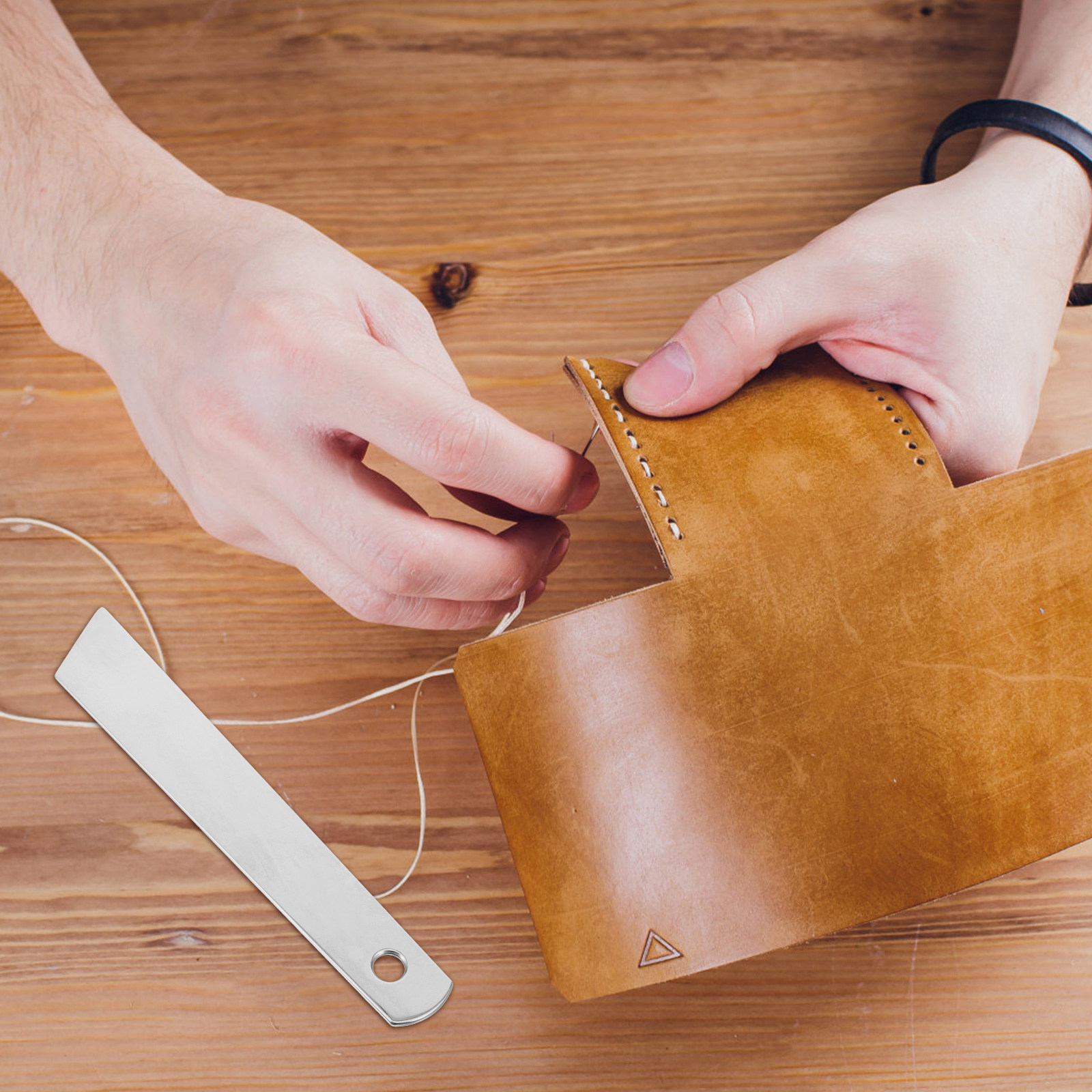 Leatherwork Craft - Espátula de Aço Inoxidável Resistente para