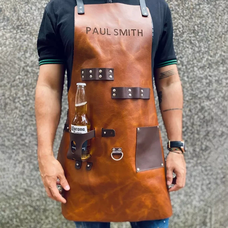 Avental de cozinha ao ar livre - Leatherwork Products avaliação e preço