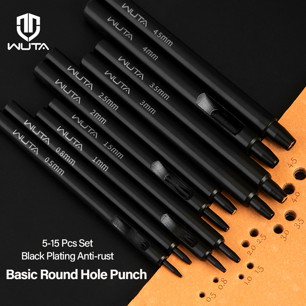WUTA Conjunto de 5-15 Peças de - Leatherwork Punching Tool avaliação e preço