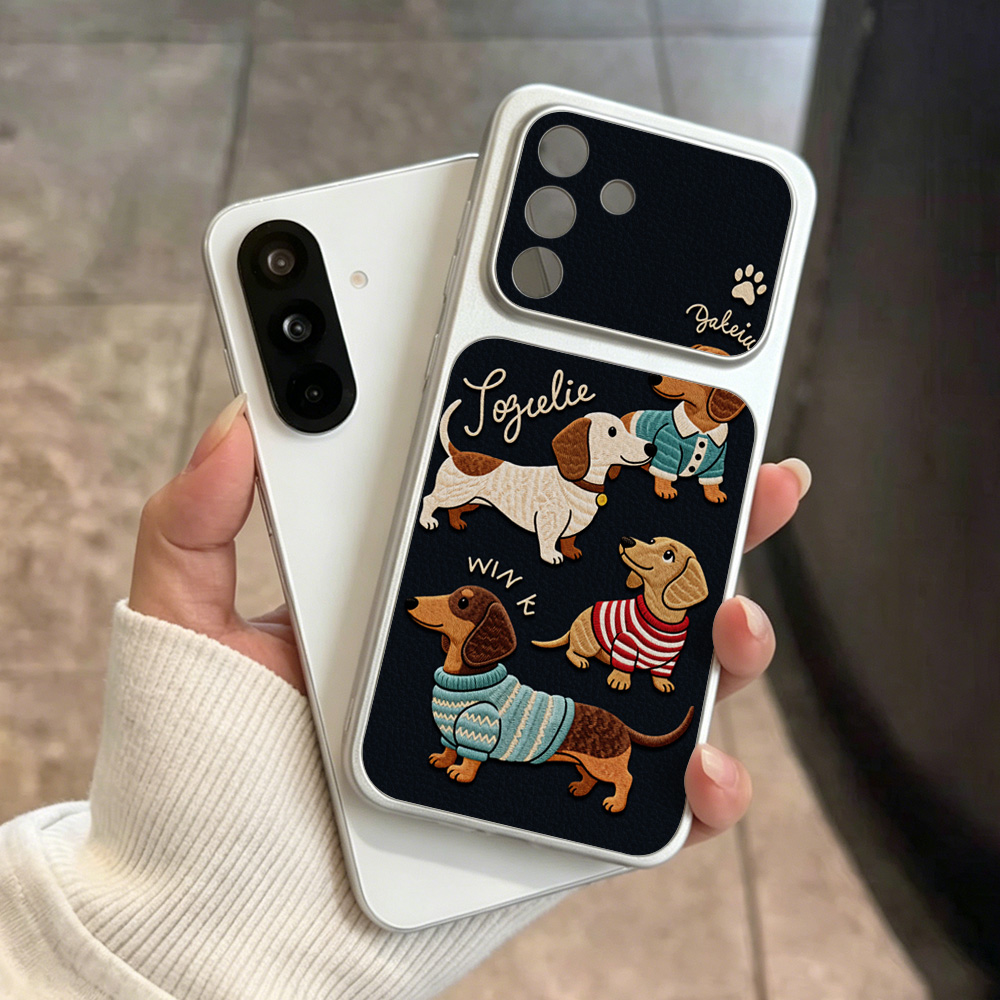 Capa de Celular de Couro Lichi - Leatherwork Drawing avaliação e preço