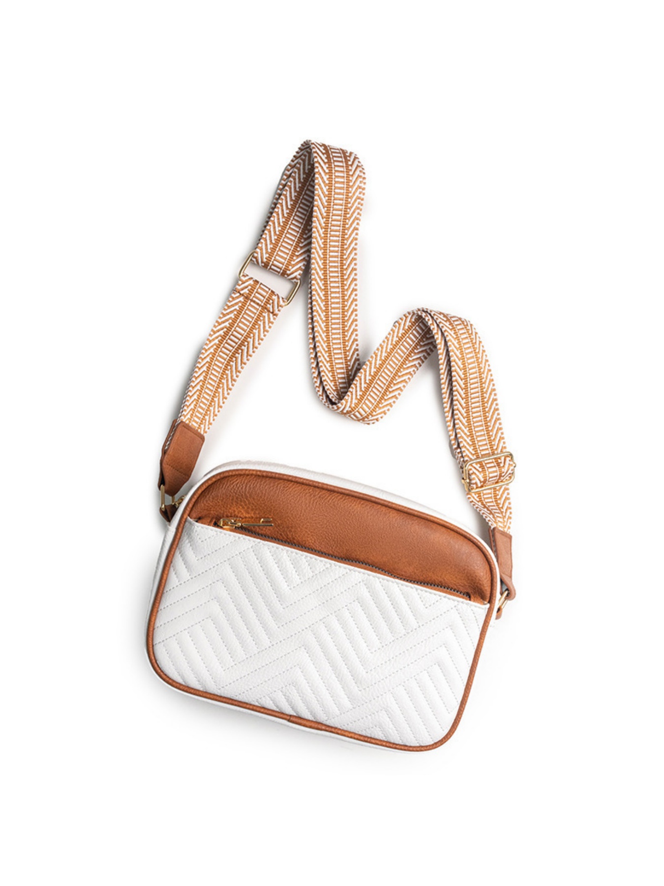 Bolsa crossbody acolchoada fem - Leatherwork Products avaliação e preço