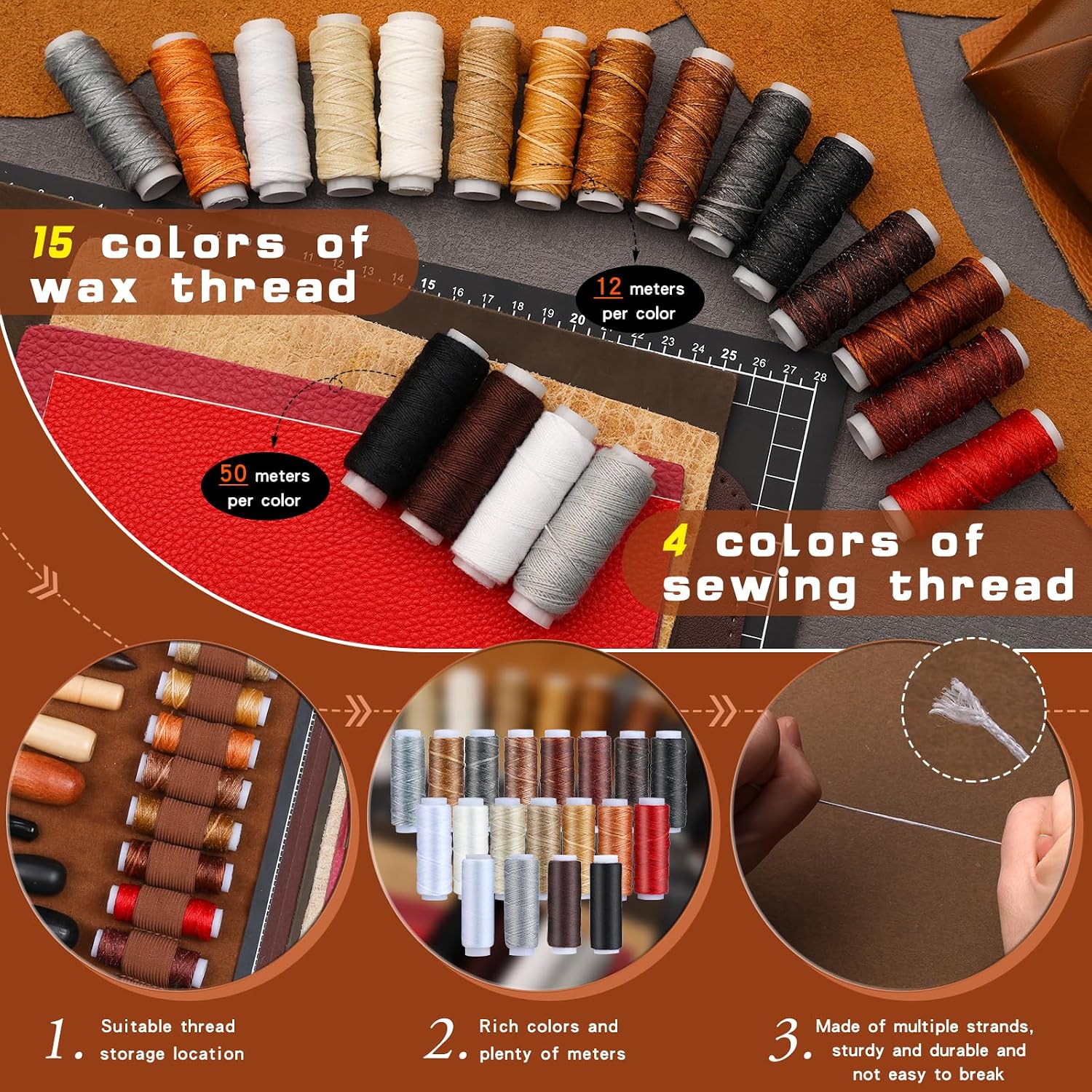 Kit de Ferramentas para Trabal - Leatherwork Craft avaliação e preço