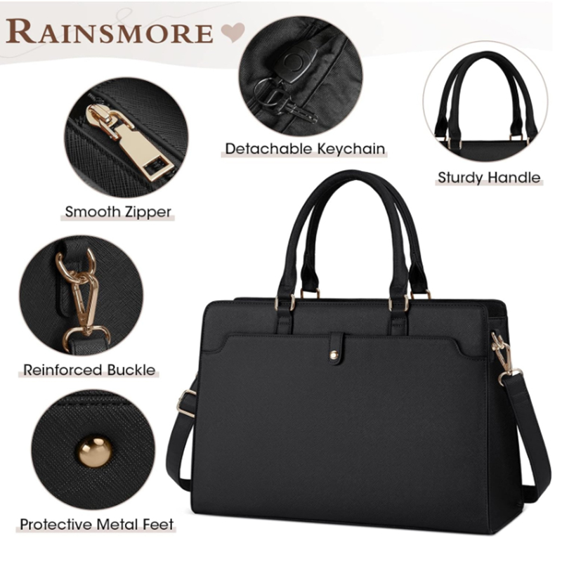 Bolsa impermeável para laptop  - Leather Work Bag Laptop avaliação e preço