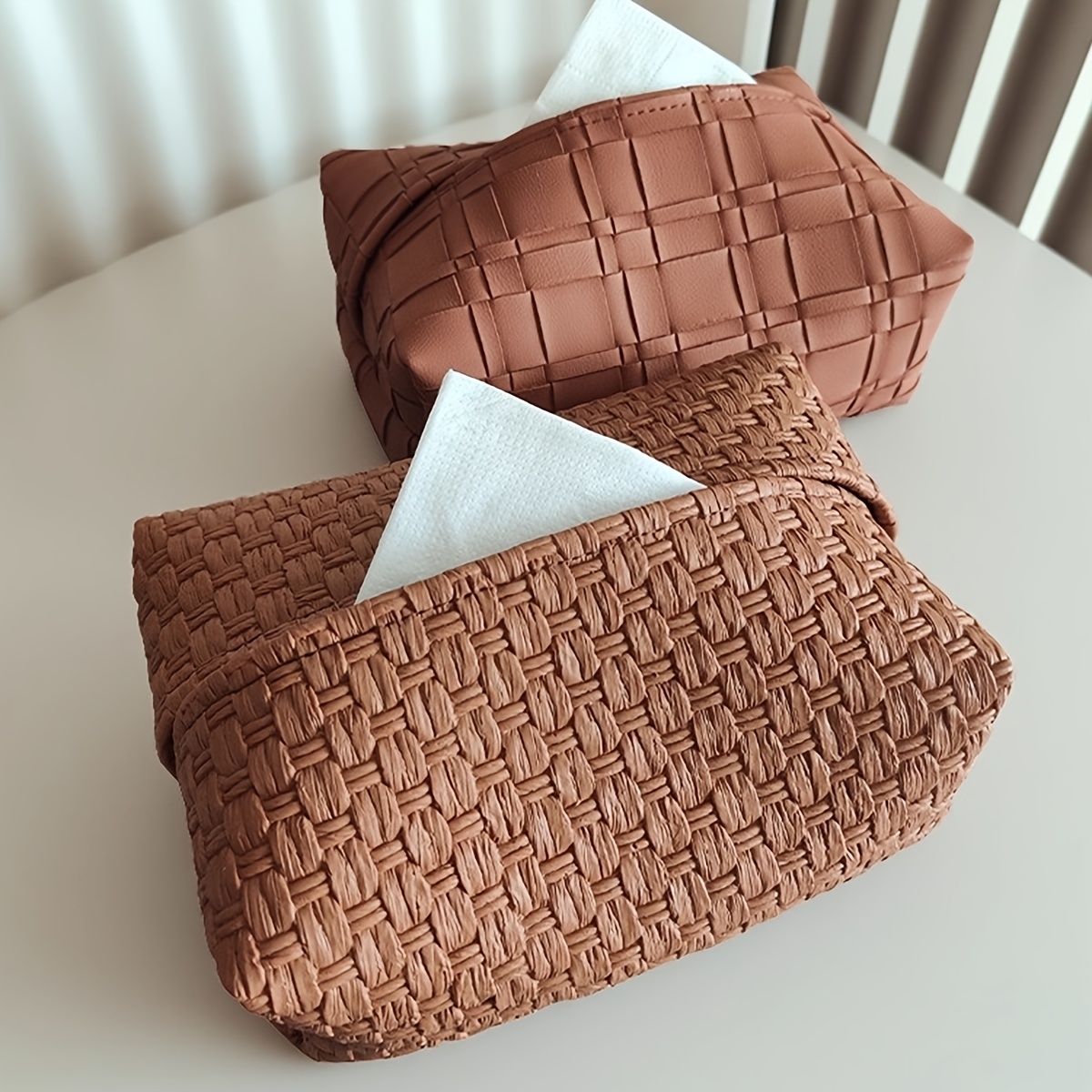 Nova caixa de lenços de papel  - Leatherwork Drawing avaliação e preço