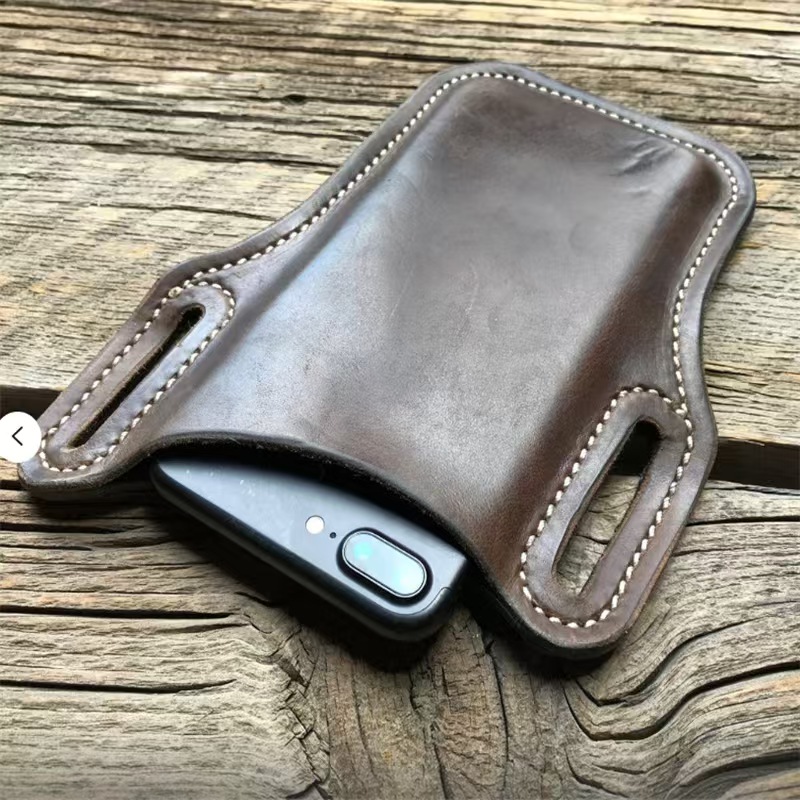 Bolsa de Cintura Retrô de Cour - Leather Work Bag Laptop avaliação e preço