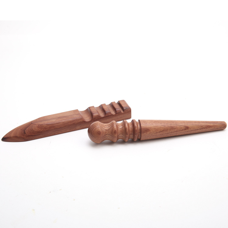 1pc fatiador de madeira sulcos - Leatherwork Craft avaliação e preço
