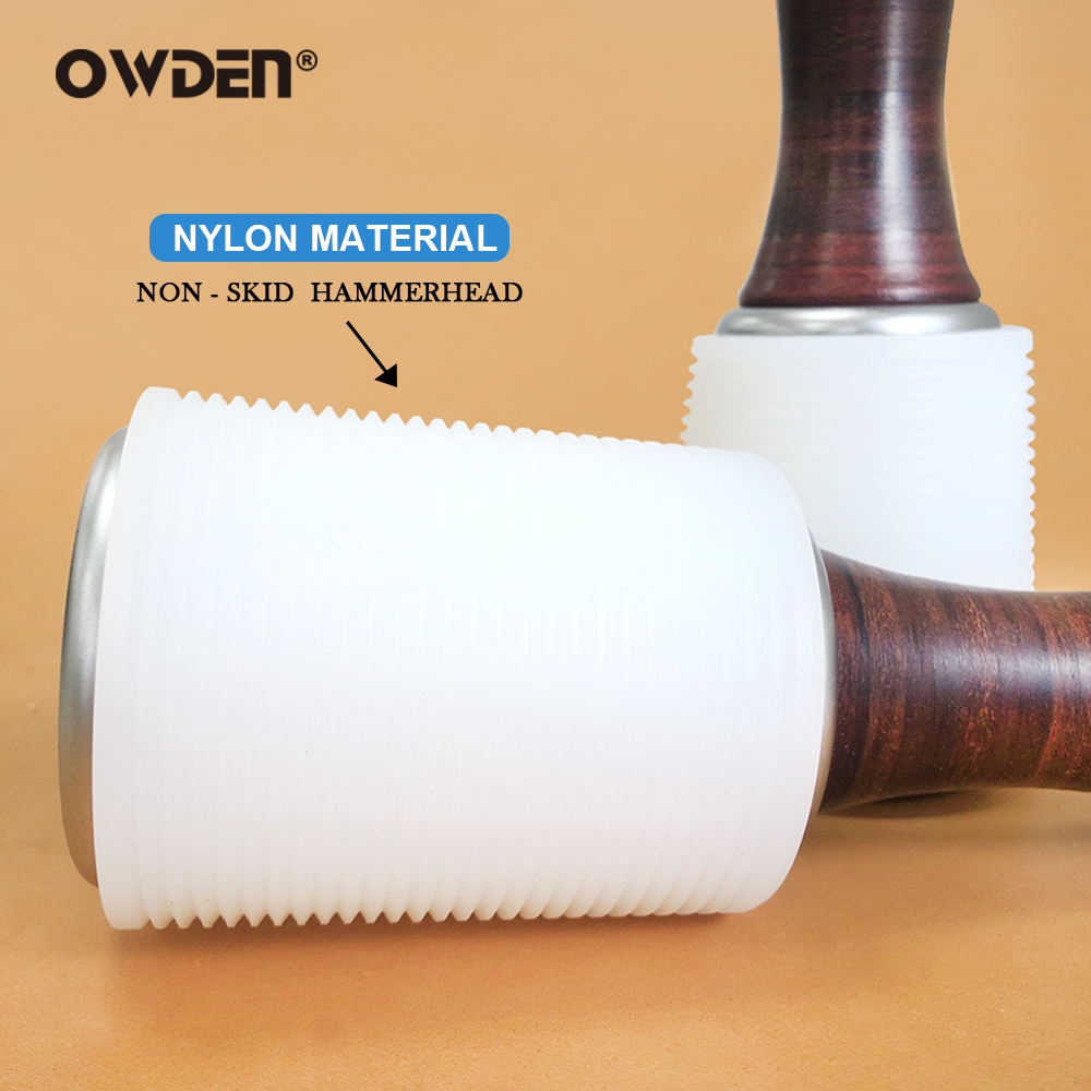 OWDEN-Leather Carving Hammer T - Leatherwork Punching Tool avaliação e preço