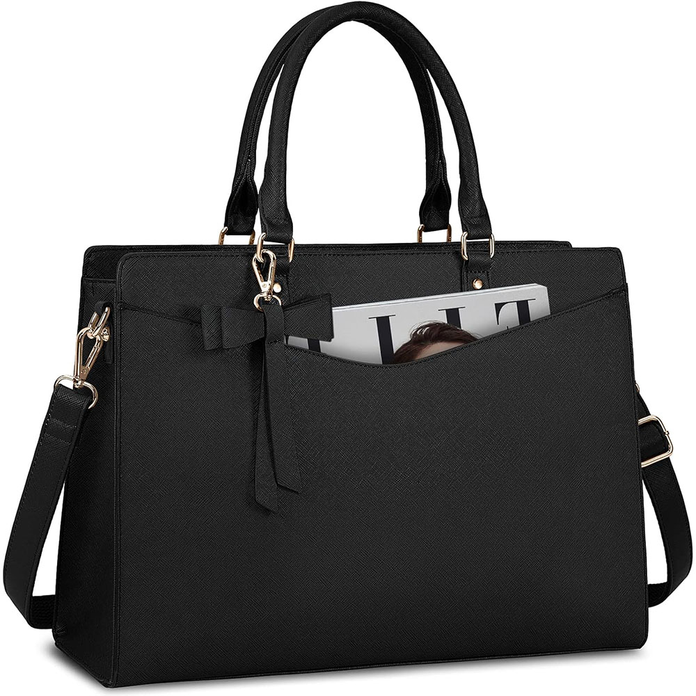 Bolsa para Laptop Feminina de  - Leather Work Bag Laptop avaliação e preço