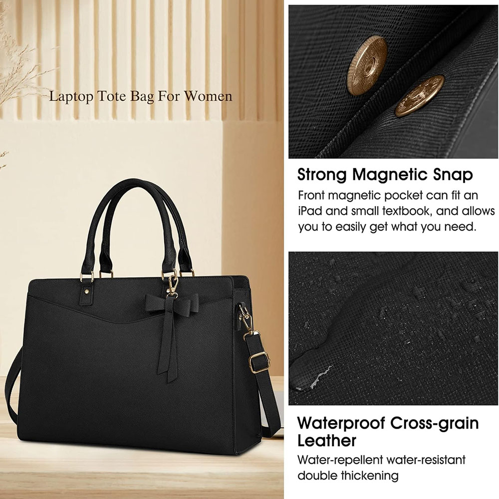 Bolsa para Laptop Feminina de  - Leather Work Bag Laptop avaliação e preço