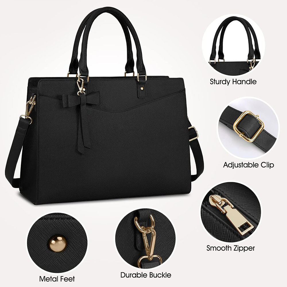Bolsa para Laptop Feminina de  - Leather Work Bag Laptop avaliação e preço