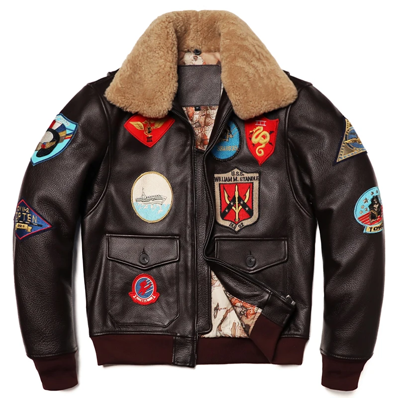 Roupas militares g1 jaqueta de - Leather Work Jacket avaliação e preço
