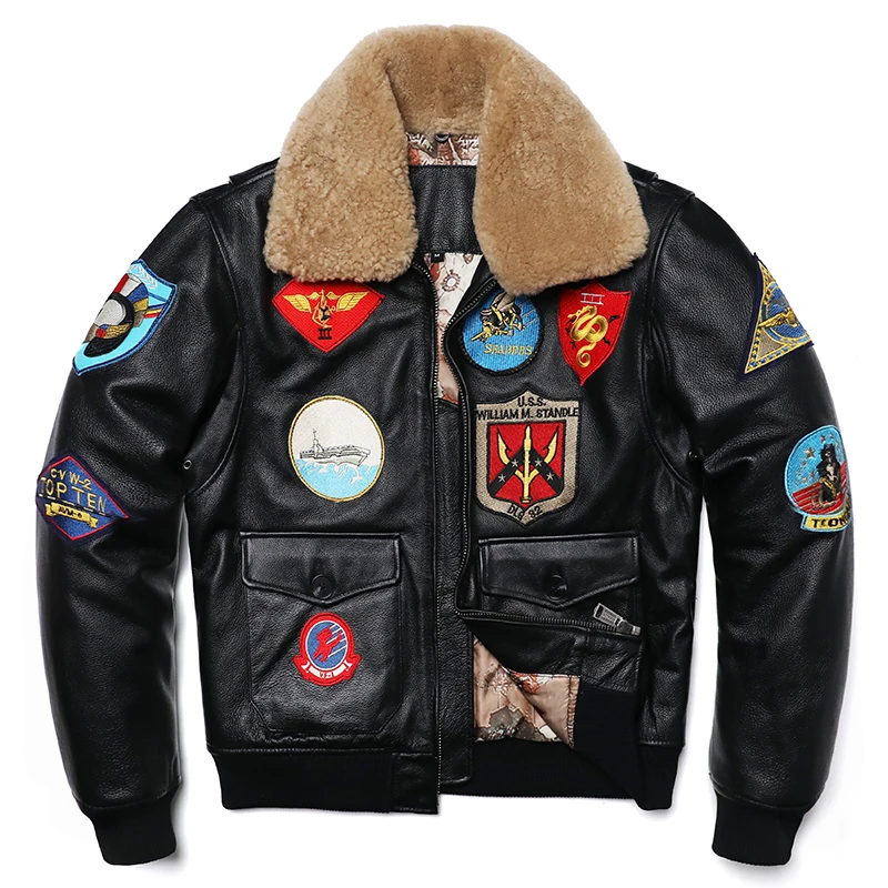 Roupas militares g1 jaqueta de - Leather Work Jacket avaliação e preço