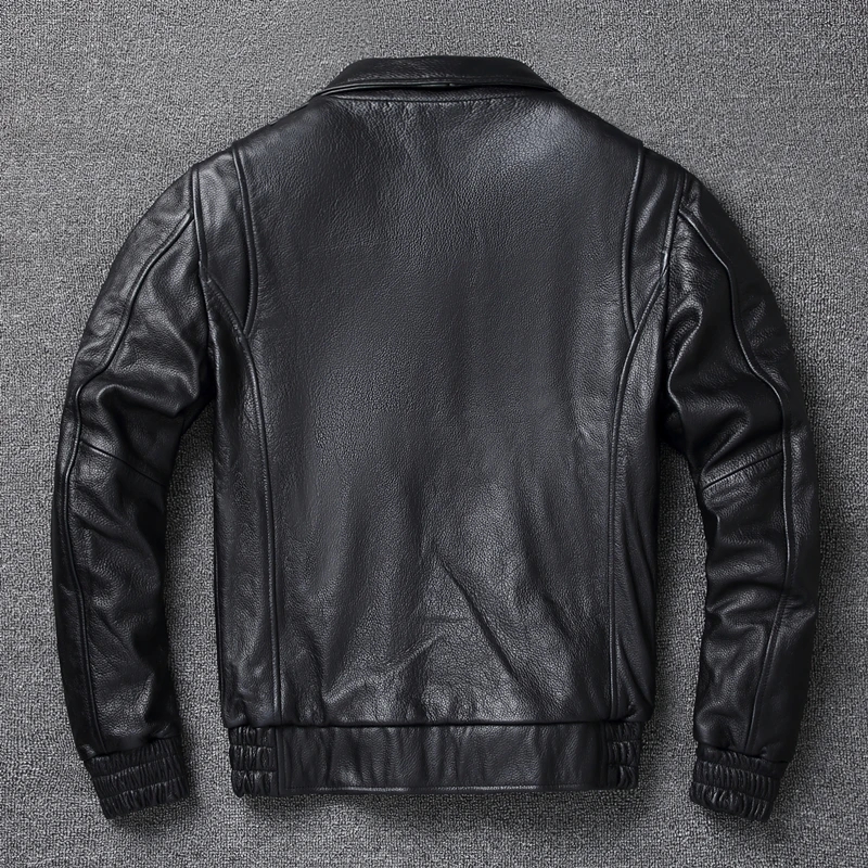 A2 couro masculino clássico ca - Leather Work Jacket avaliação e preço
