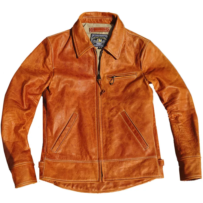 Jaqueta de couro de cavalo mas - Leather Work Jacket avaliação e preço