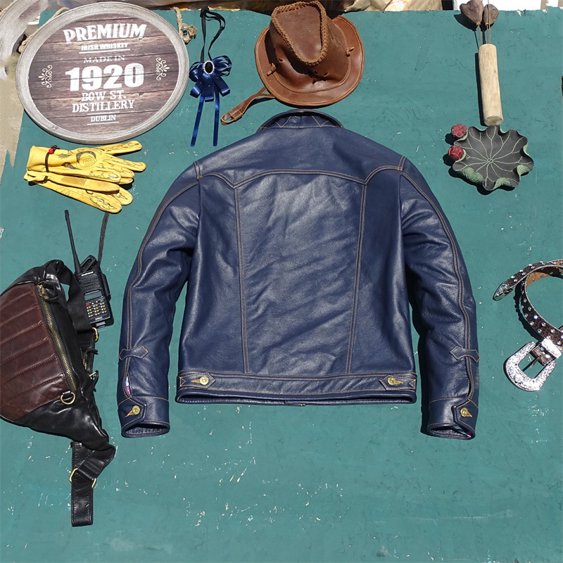   Jaqueta Masculina de Couro G - Leather Work Jacket avaliação e preço