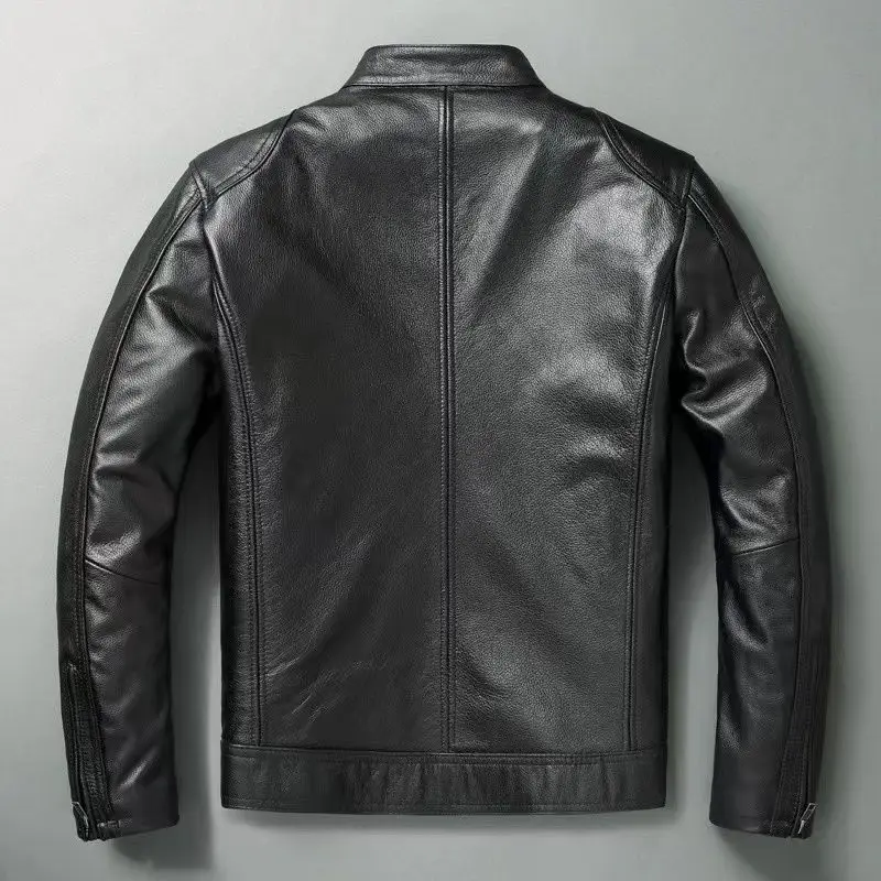 Jaqueta de couro genuína para  - Leather Work Jacket avaliação e preço