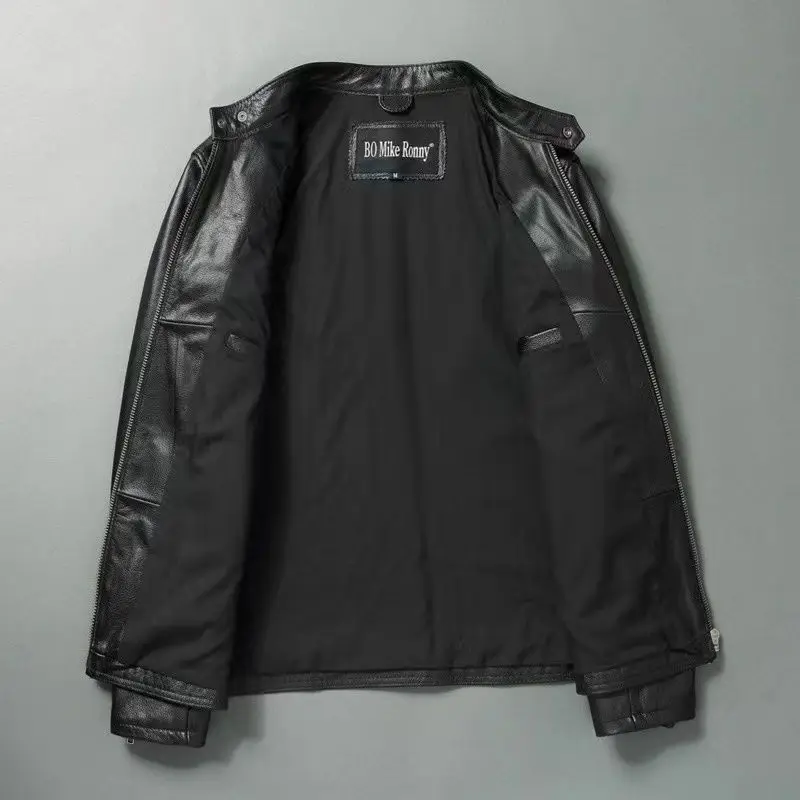 Jaqueta de couro genuína para  - Leather Work Jacket avaliação e preço