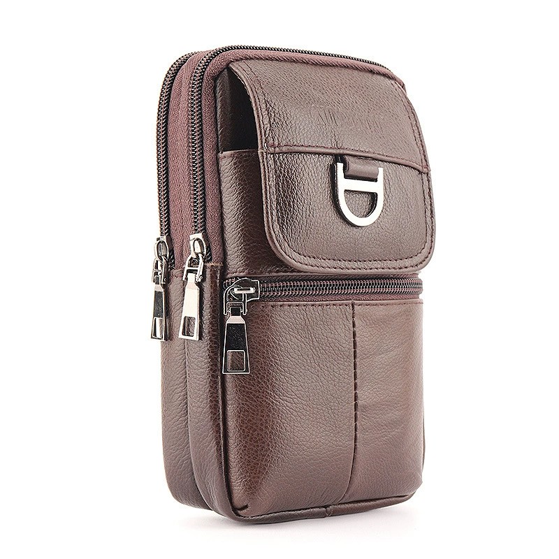 Bolsa de Cintura Masculina de  - Leather Work Bag Laptop avaliação e preço