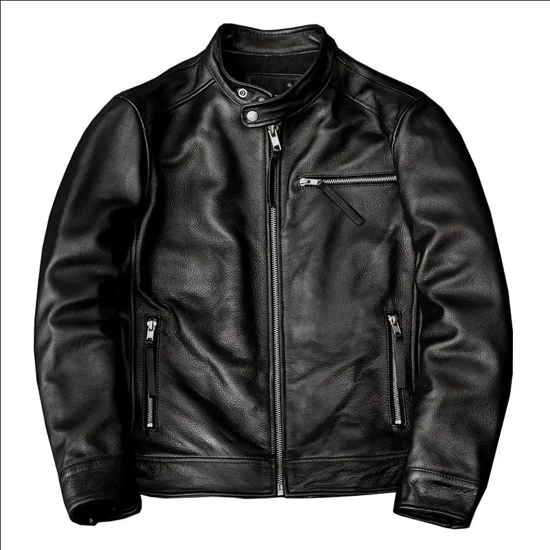 Jaqueta de couro natural para  - Leather Work Jacket avaliação e preço