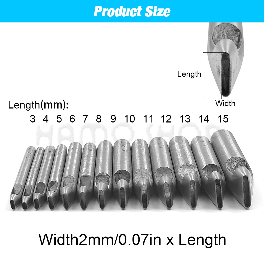 Furador de Couro em Formato Ov - Leatherwork Punching Tool avaliação e preço
