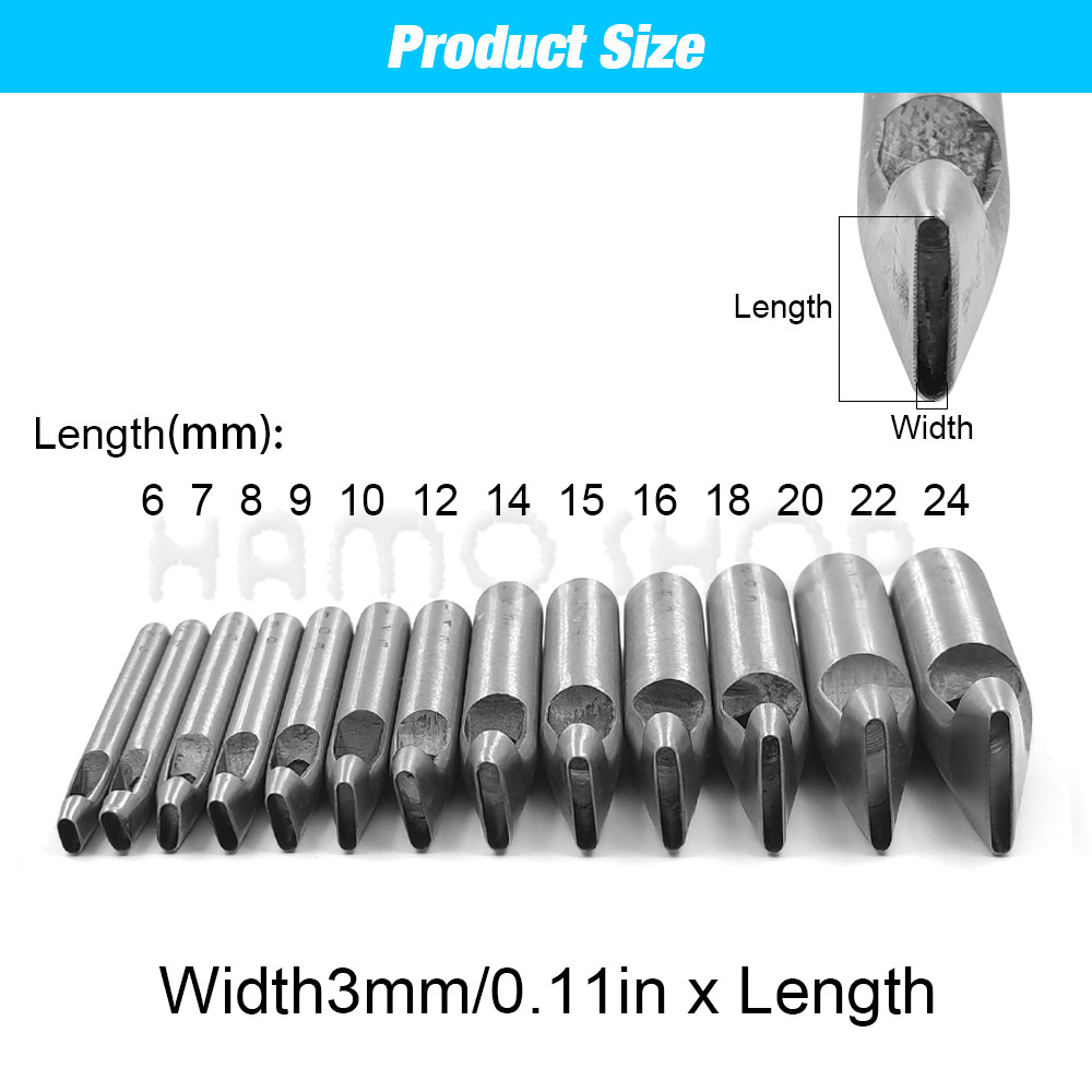 Furador de Couro em Formato Ov - Leatherwork Punching Tool avaliação e preço