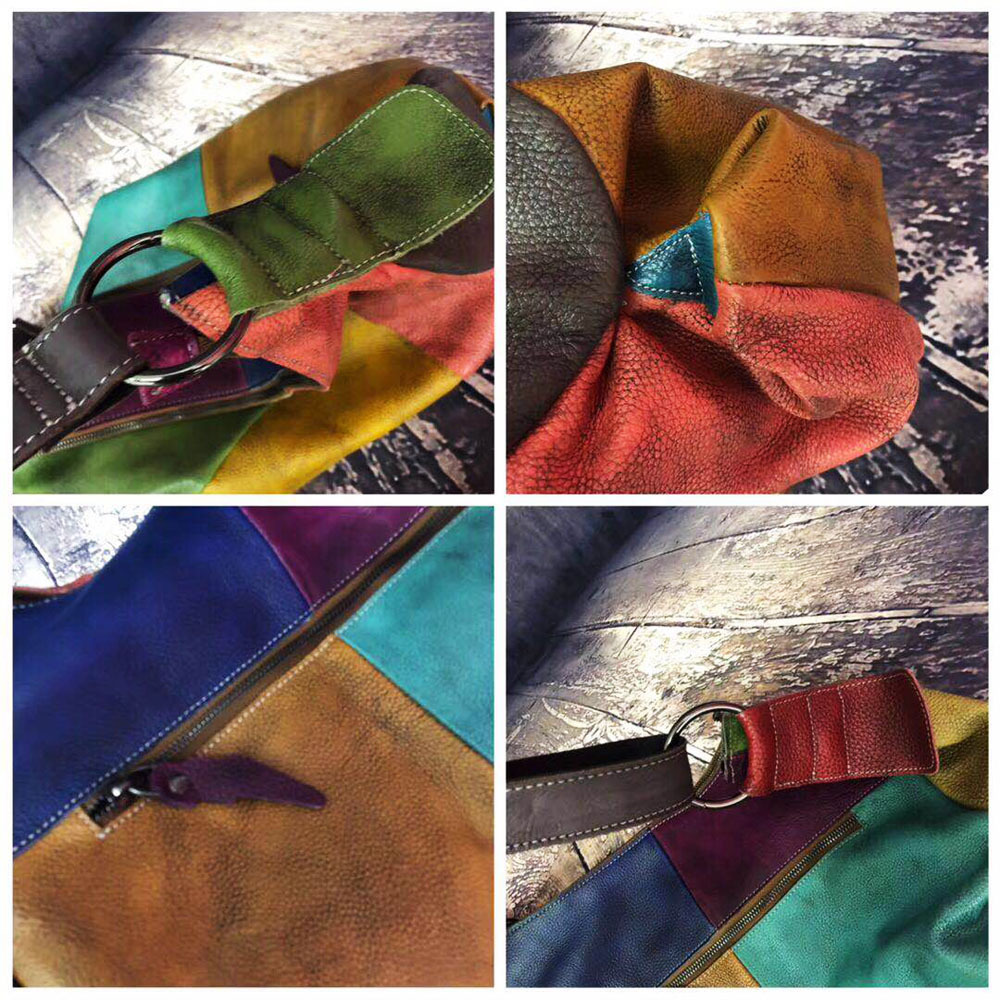 Bolsa de ombro de couro genuín - Leather Work Bag Laptop avaliação e preço